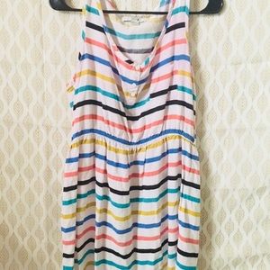 Striped mini dress